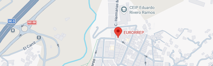Mapa con la ubicación de EURORREP en Cardones, Arucas